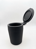 Car cup holder trash bin