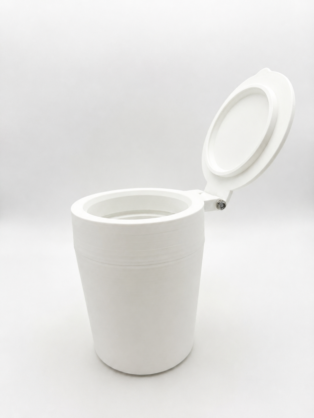 Car cup holder trash bin