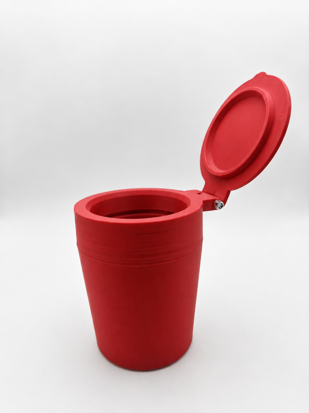 Car cup holder trash bin